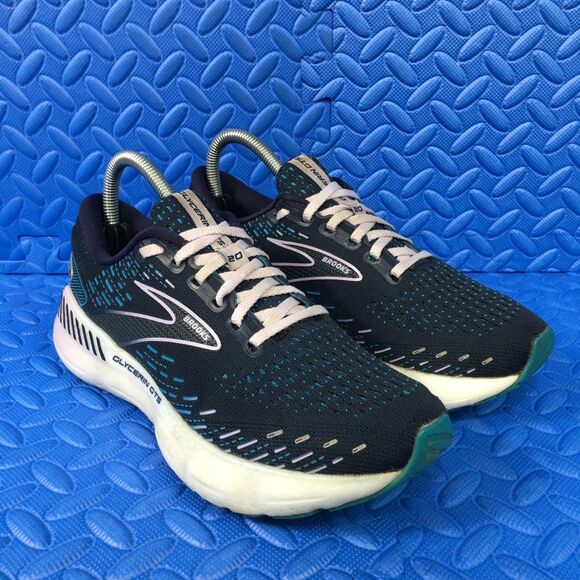 Brooks Glycerin GTS 20 Womens Running Shoes Blue Athletic Sneakers Size 7.5B - Picture 7 of 11